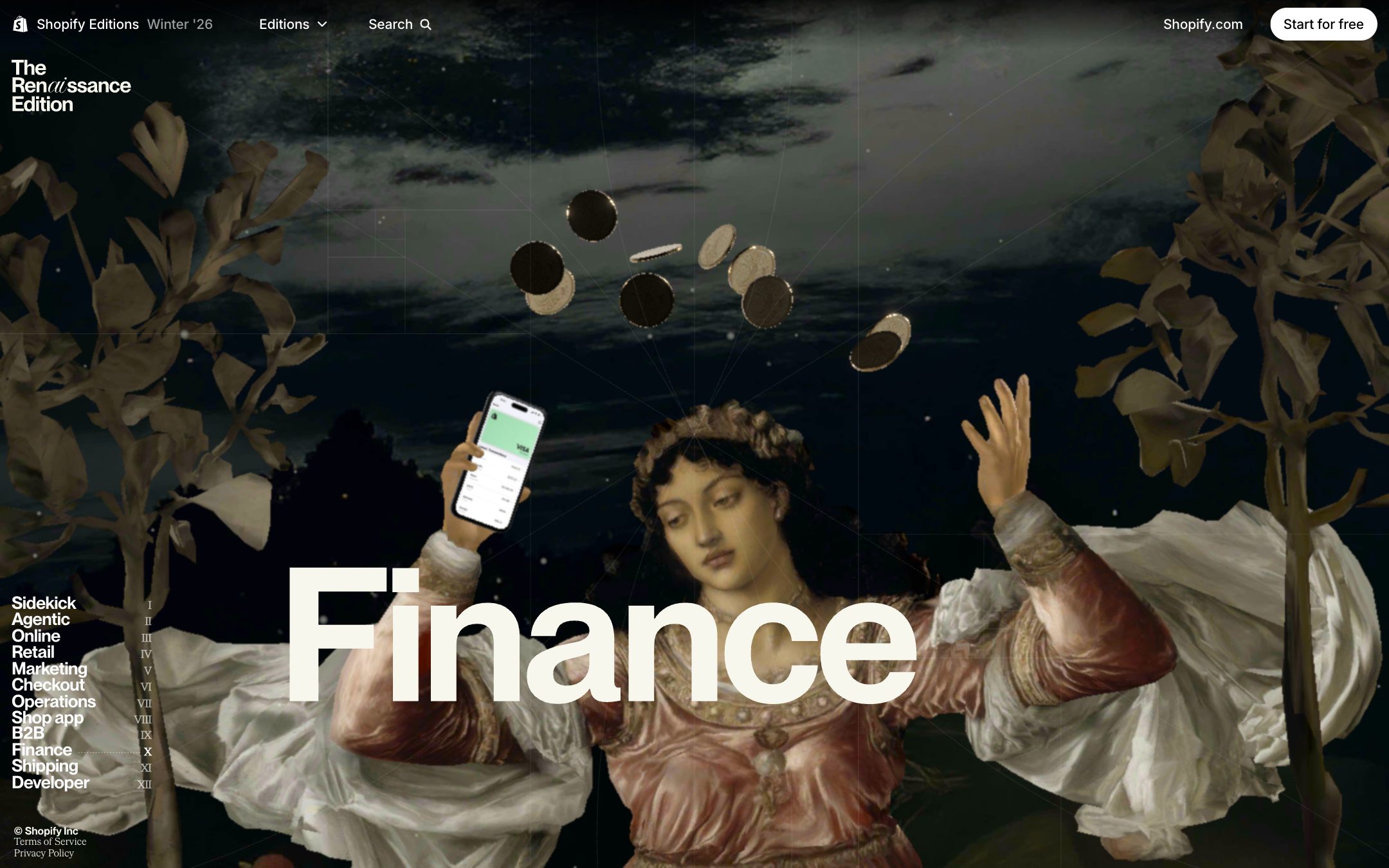 Finance 章 hero
